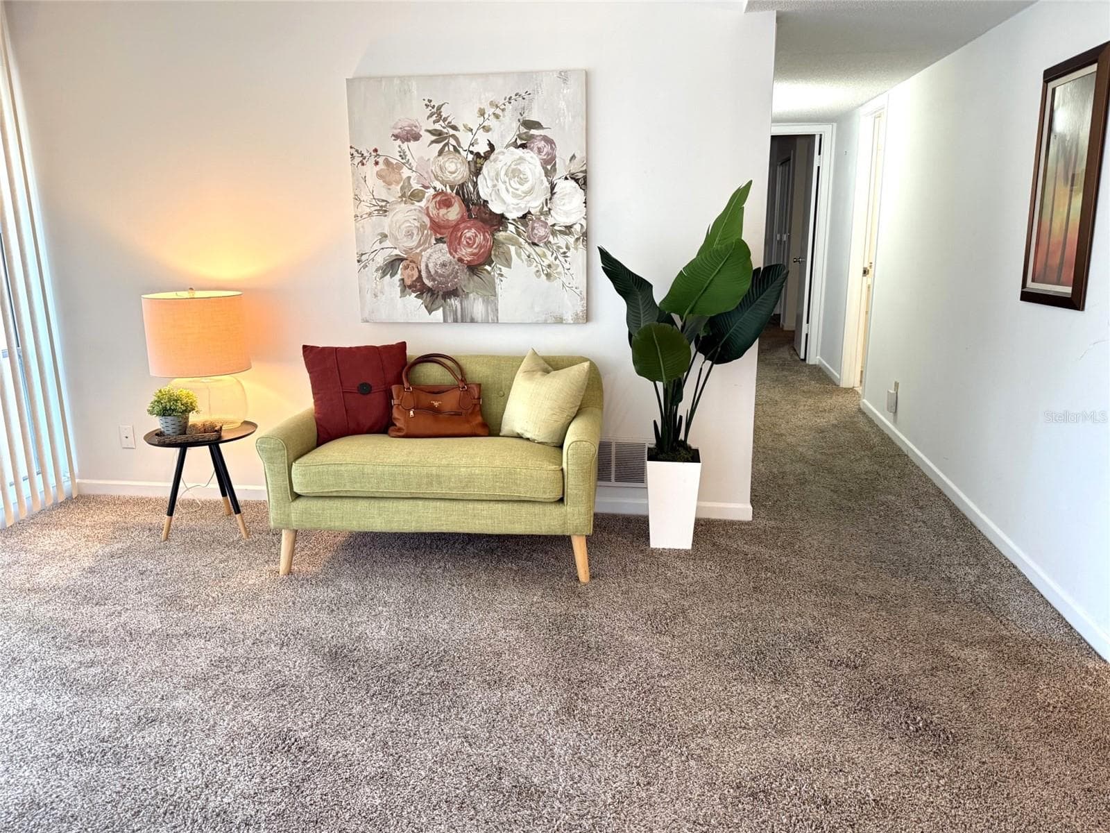 CARPETED LIVING AREA - 42 CLUB HOUSE DR #207, PALM COAST