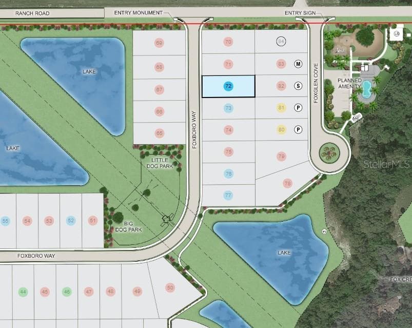 7008 Foxboro Way Site Map - 7008 FOXBORO WAY, NOKOMIS