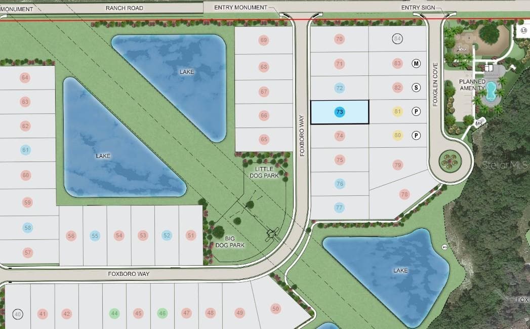7012 Foxboro Way Site Map - 7012 FOXBORO WAY, NOKOMIS