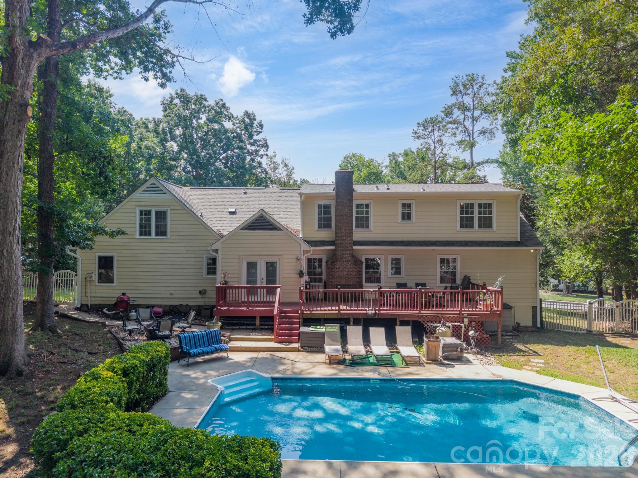 Rear of Home - 5815 Chapel Creek Court, Charlotte