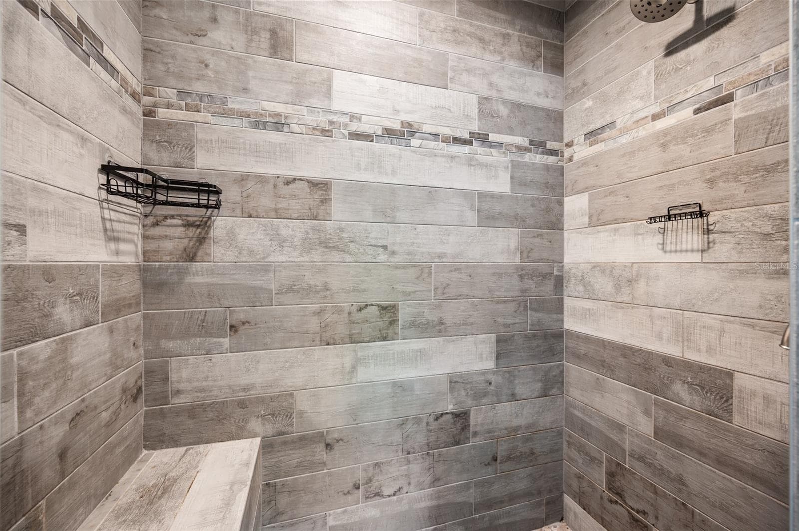 Step in shower with bench - 315 SWEETWATER DR, ROTONDA WEST