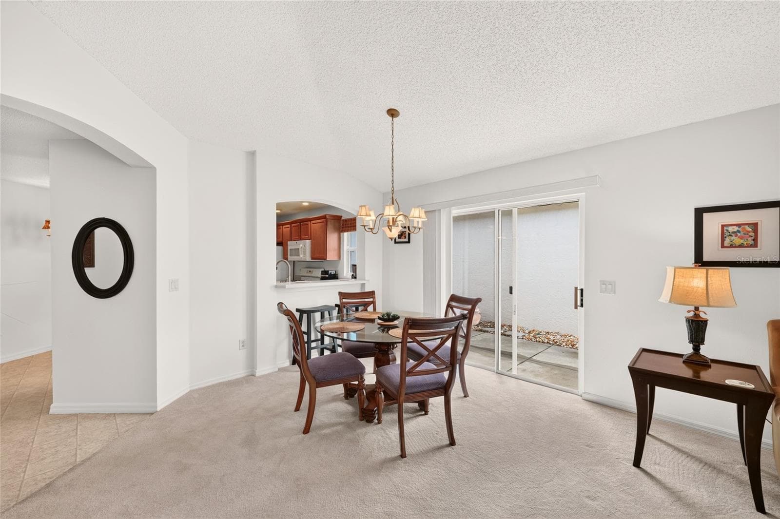 Dining area with access to your grilling area - 1049 JACKSON ST, THE VILLAGES