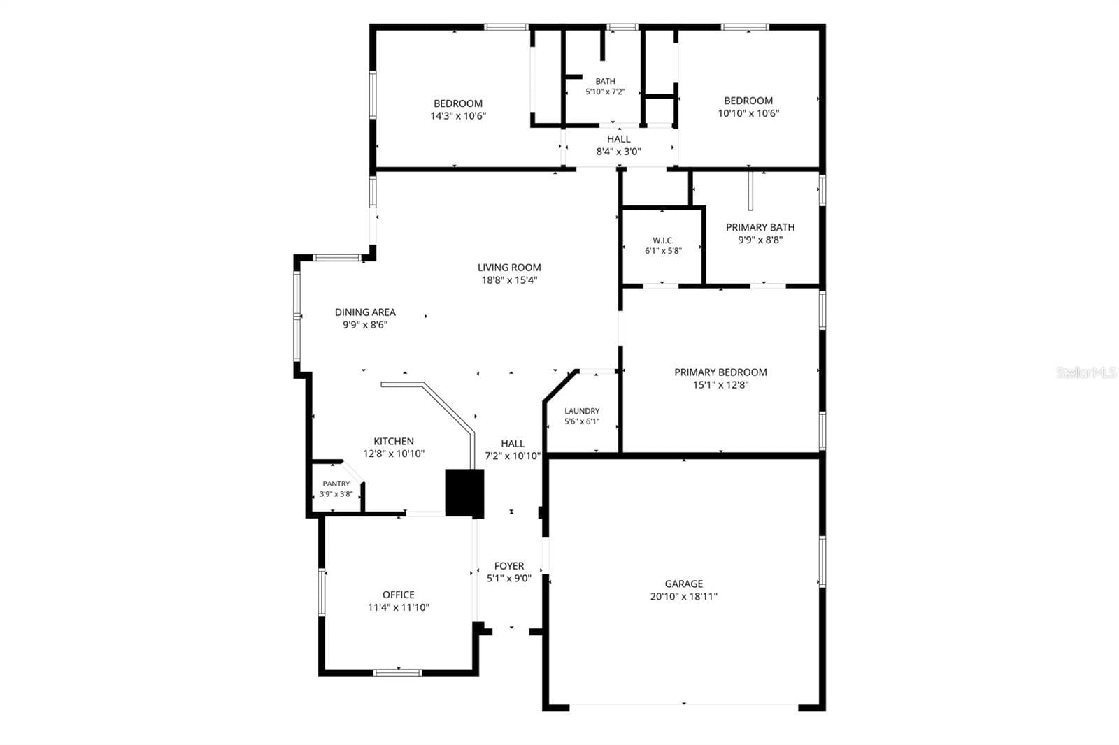 Floorplan - 14274 NW 9TH RD, NEWBERRY