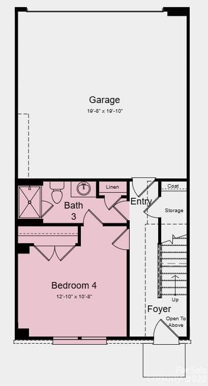 Additional Highlights include: Fireplace at great room, ledge at primary shower and storage at second floor. - 1908 Alexander Village Main Drive, Charlotte