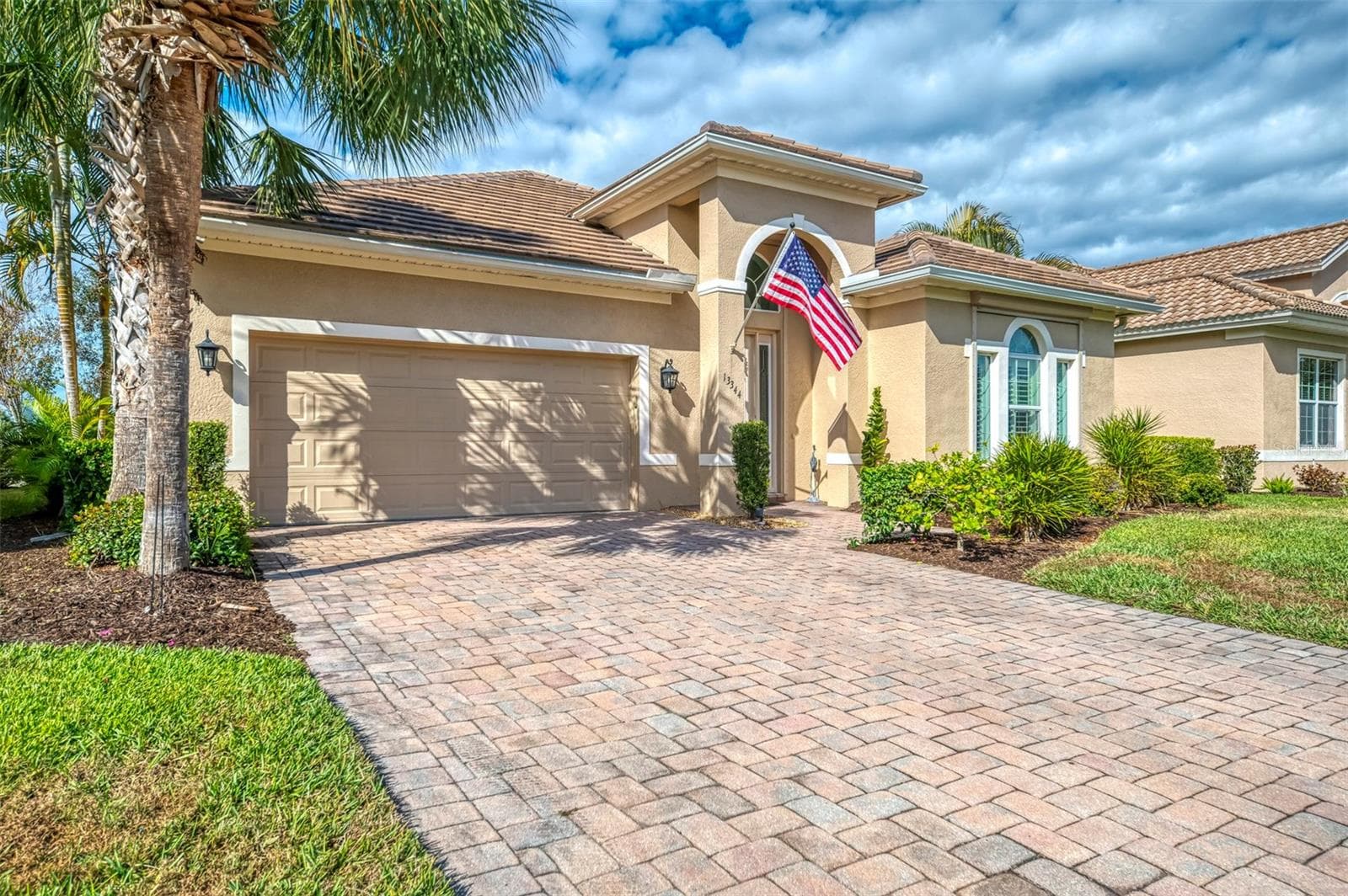 Brick paver driveway and pool deck - 13344 CREEKSIDE LN, PORT CHARLOTTE
