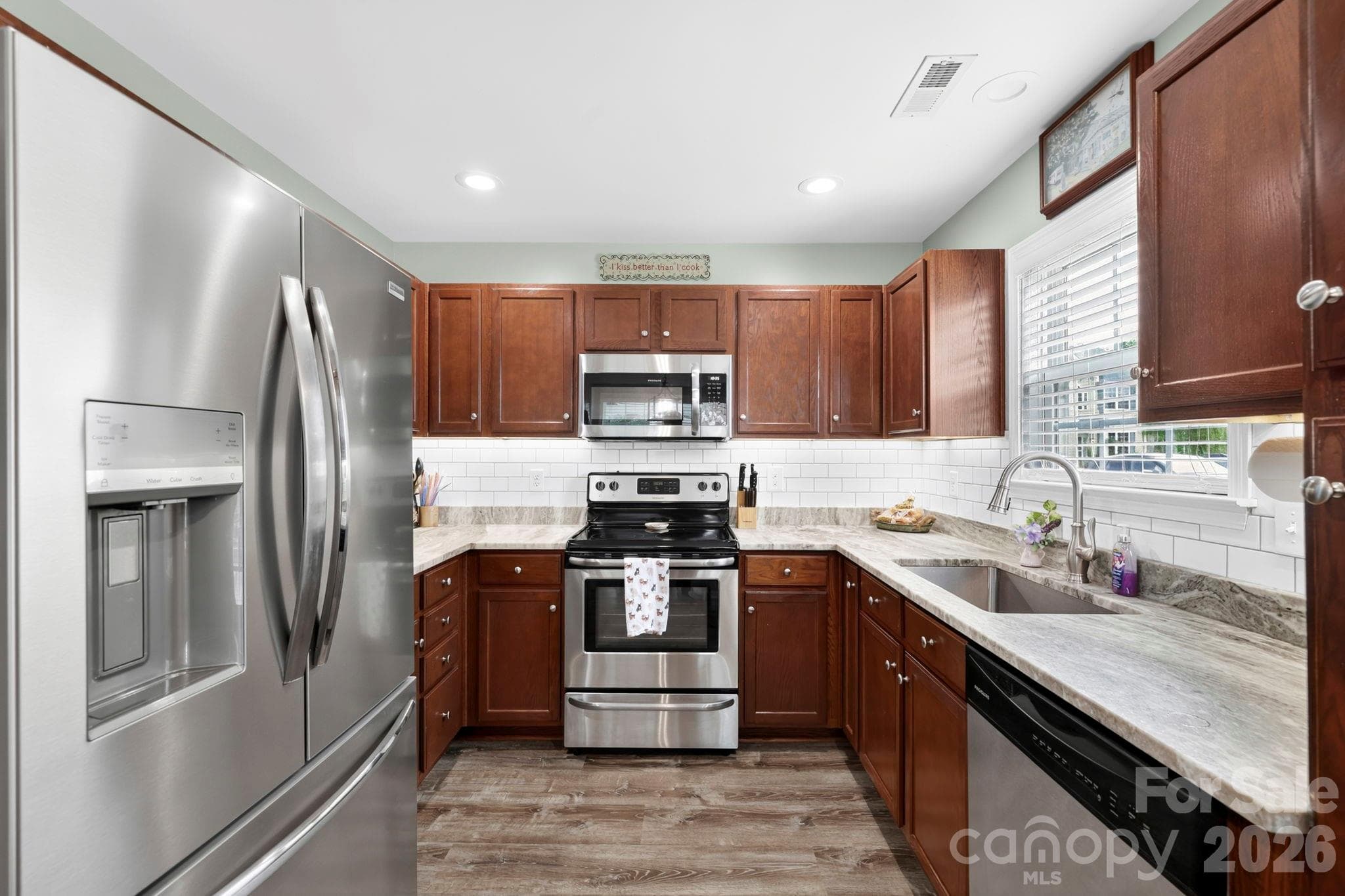 Leathered granite countertops throughout - 38 E Swift Creek Road, Fletcher
