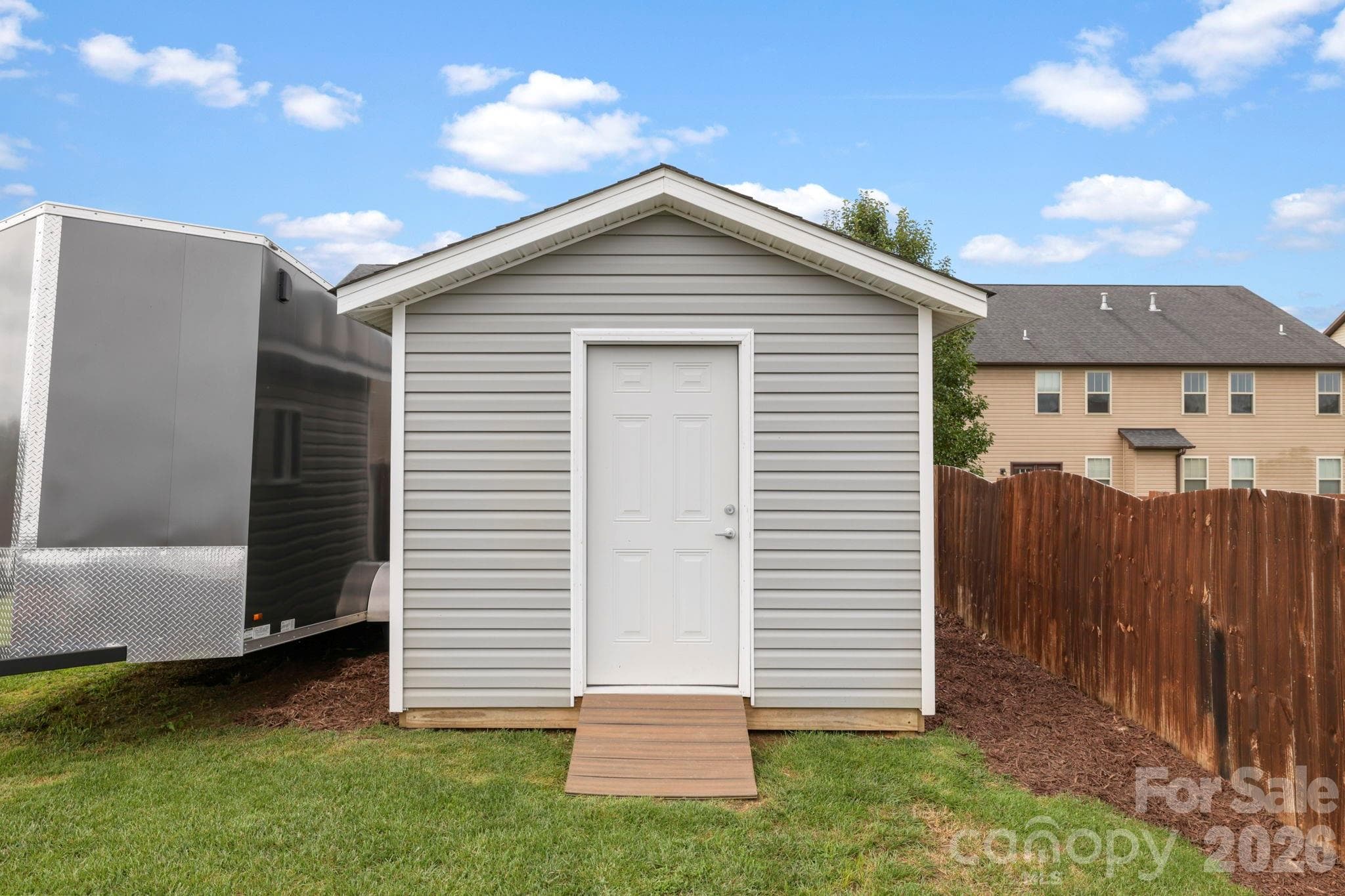 Custom shed gives extra storage space - 38 E Swift Creek Road, Fletcher
