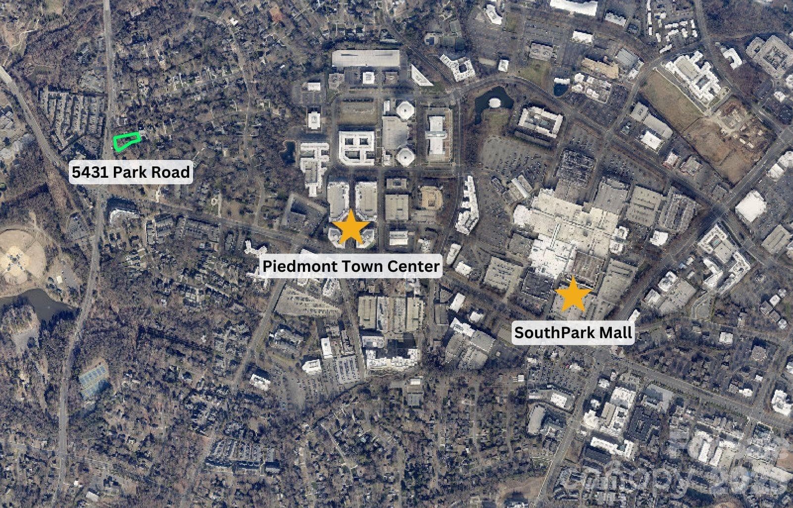 Possible for 2 SF homes or a 3 unit Triplex- see attachments - 5431 Park Road, Charlotte