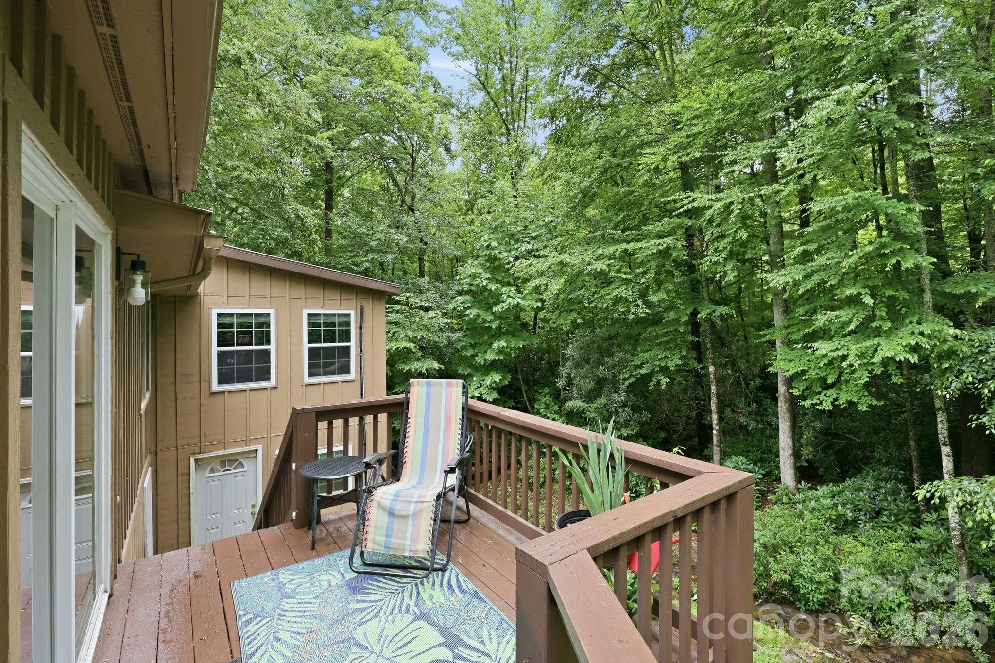 Patio off Primary Suite - 313 Walker Road, Waynesville