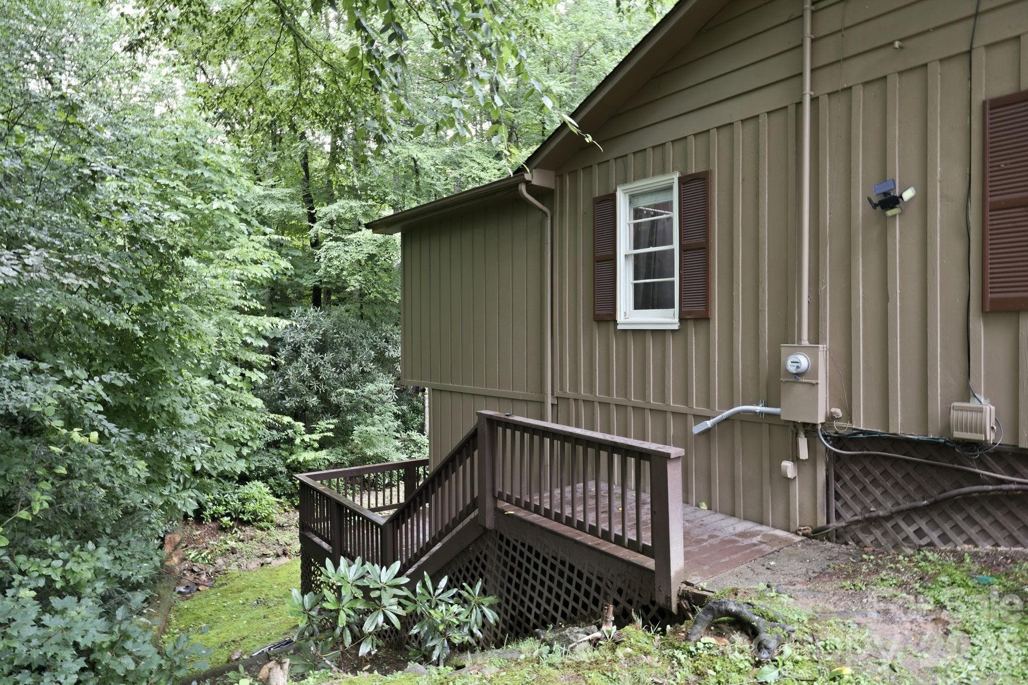 Private Side Entrance to Independent Living Space - 313 Walker Road, Waynesville