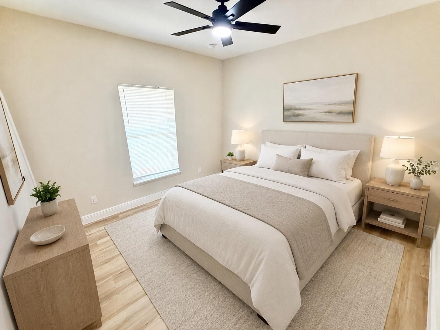 Bedroom 2 Virtually Staged - 17229 SW 42ND TER, OCALA