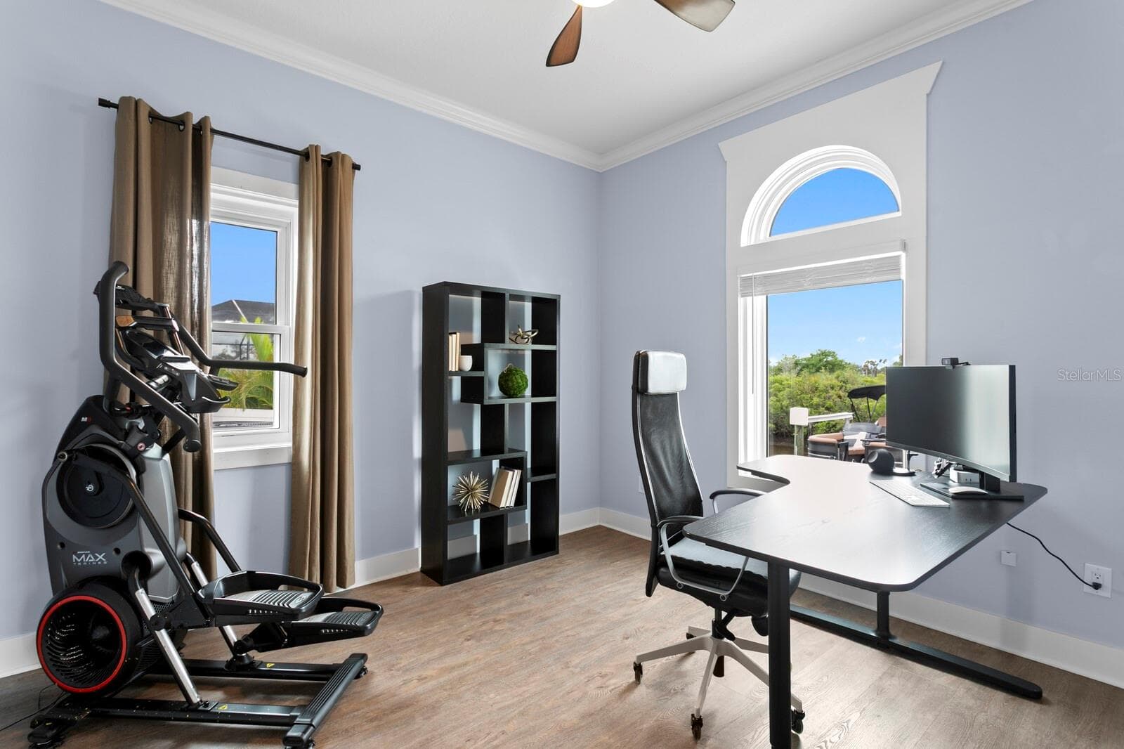 Bedroom 4 overlooks canal with covered boat lift - 704 EAGLE LN, APOLLO BEACH