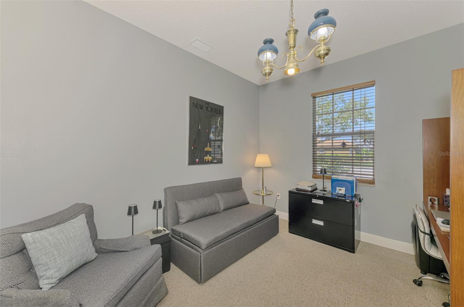 bedroom set up as a den/office - 107 WAYFOREST DR, VENICE