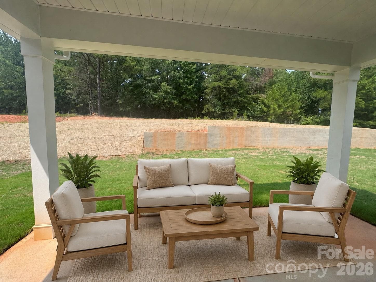 Virtually Staged Patio - 720 Inwood Hill Drive, Gastonia