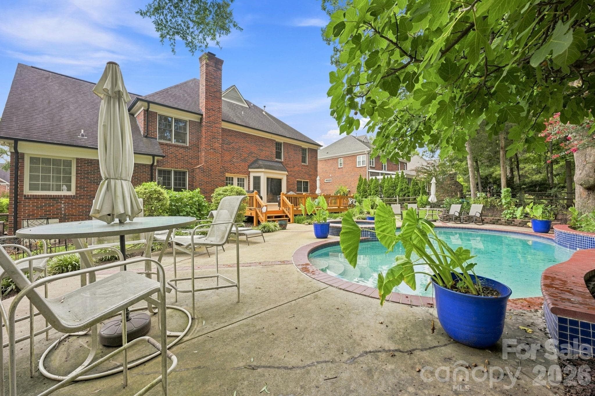 Rear View - 4620 Fairvista Drive, Charlotte