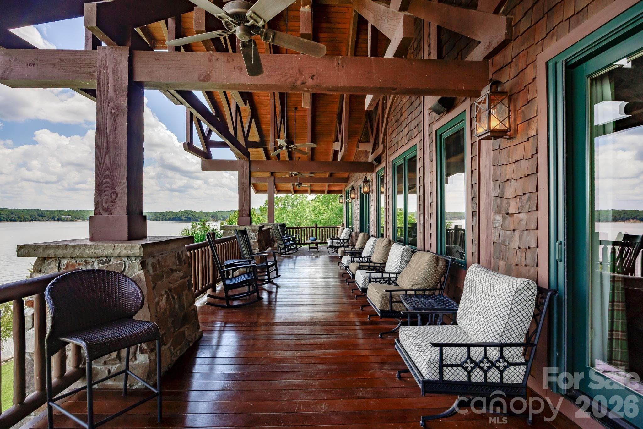 Lake view Porch - 197 Smooth Rock Point, Ridgeway