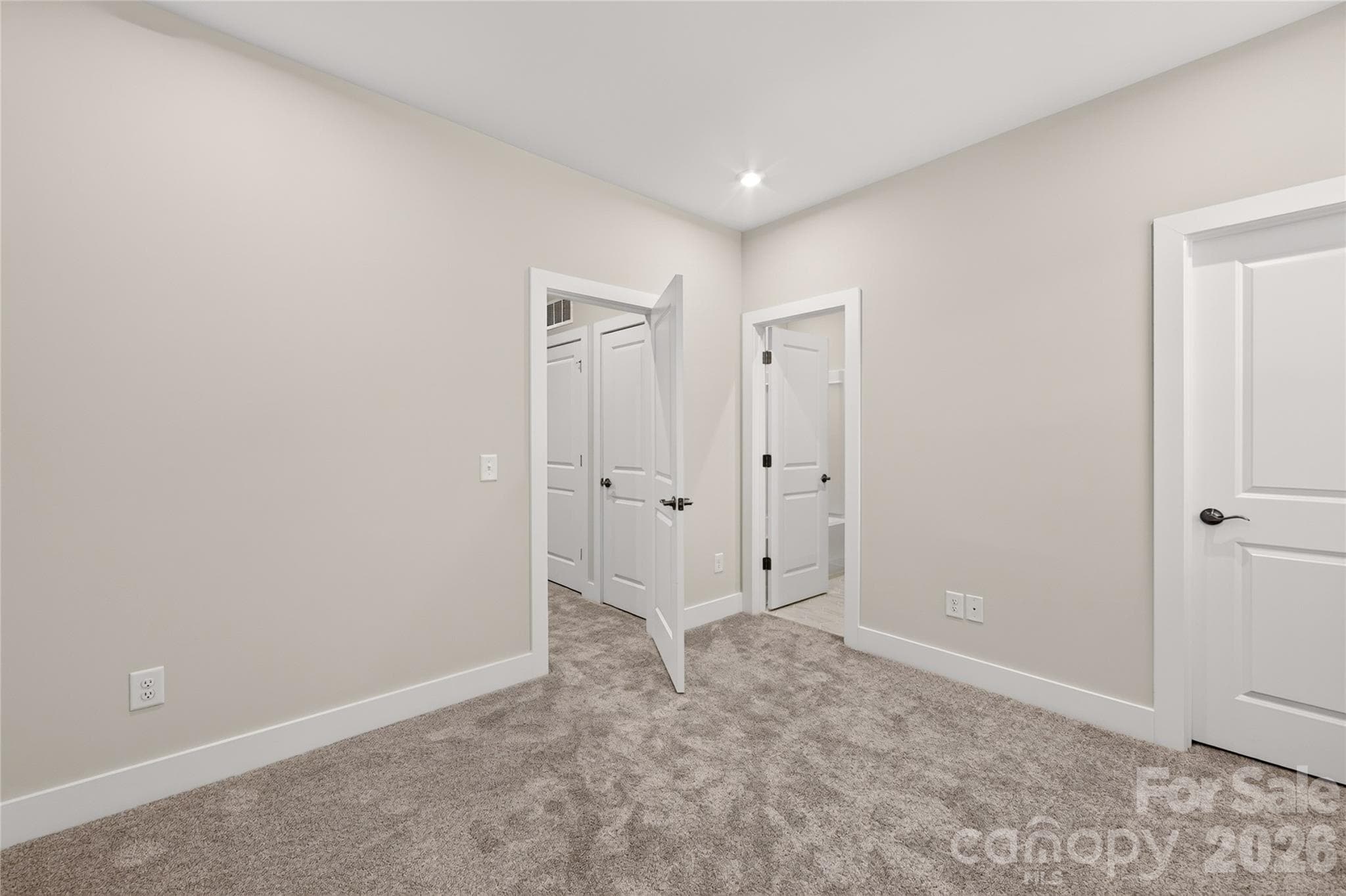 Second Bedroom with En-Suite Bath and Closet - Charlotte