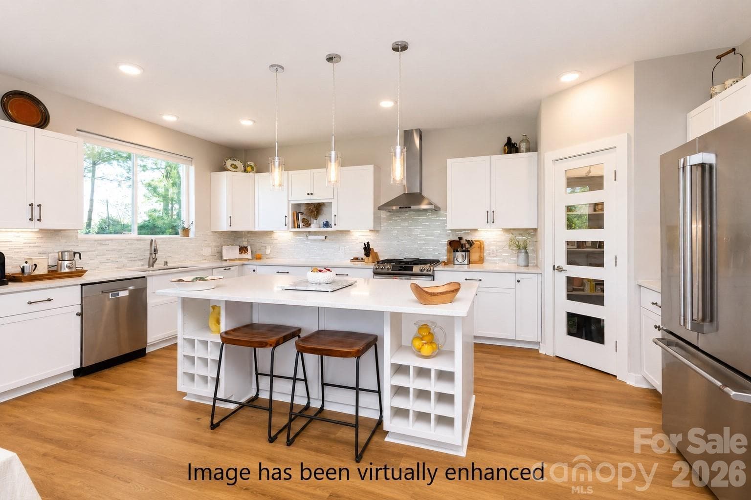Kitchen - virtually enhanced flooring - Fletcher