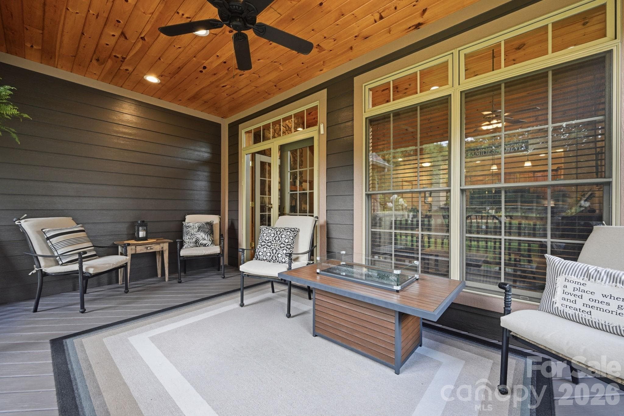 Covered Back Porch - 172 Whispering Streams Court, Fleetwood