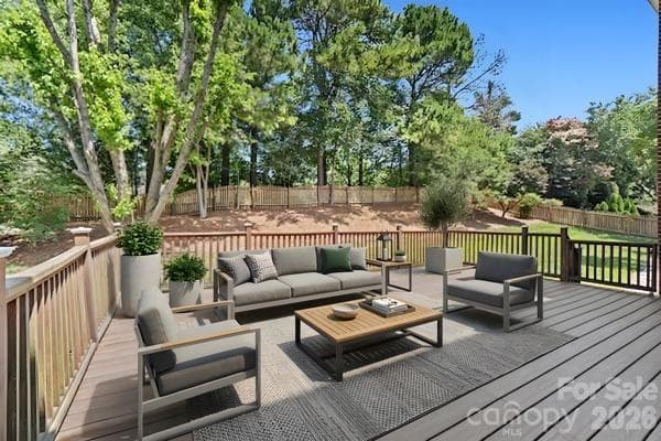 Staged Deck - Charlotte