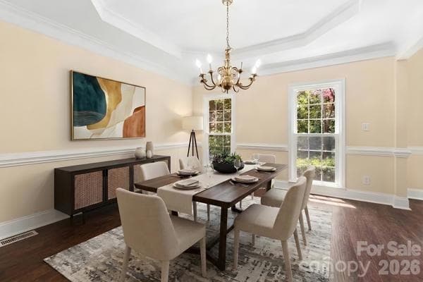 Staged Dining Room - Charlotte