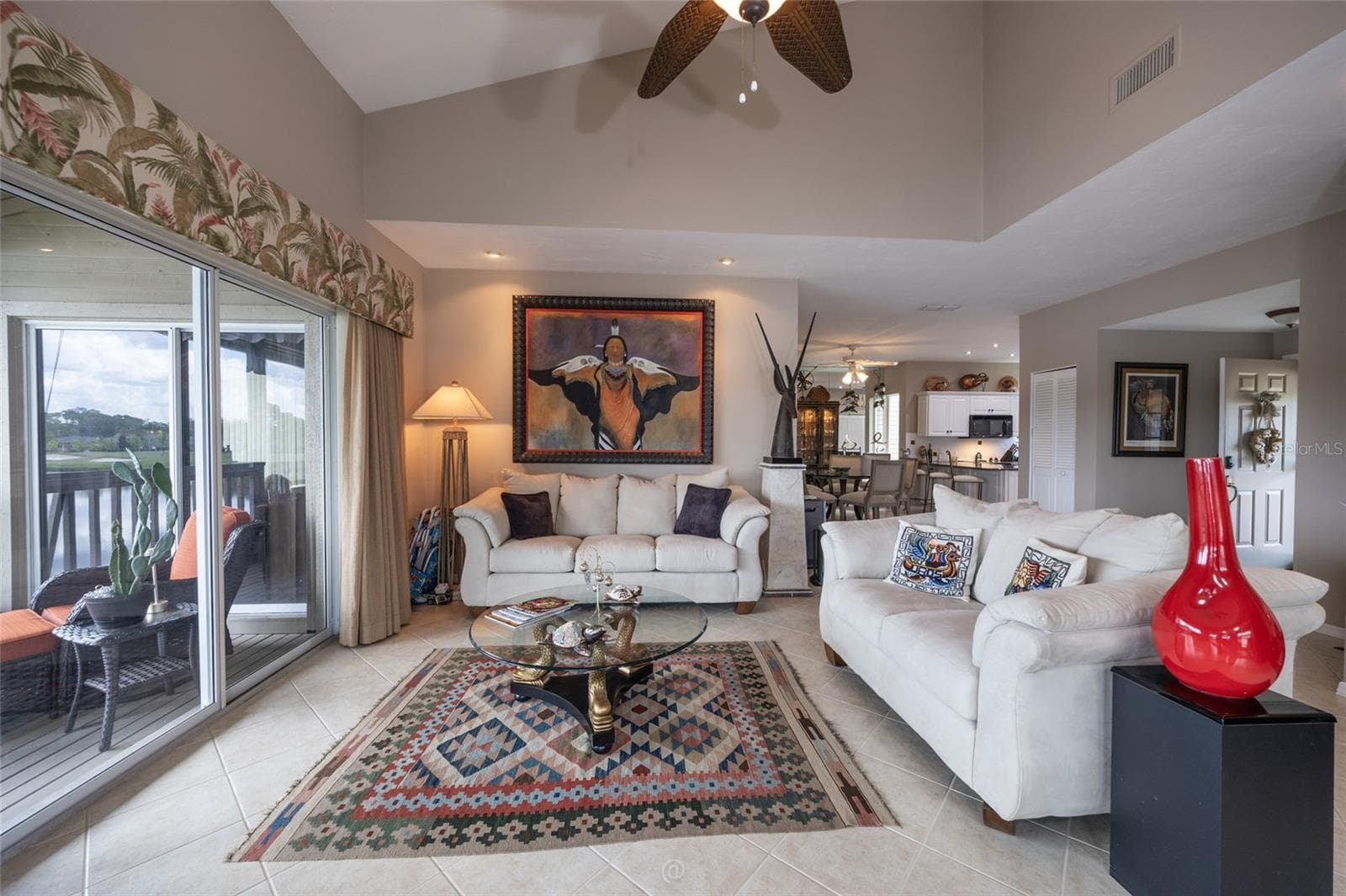 Living room - 11 MAGNOLIA DR S #11, ORMOND BEACH