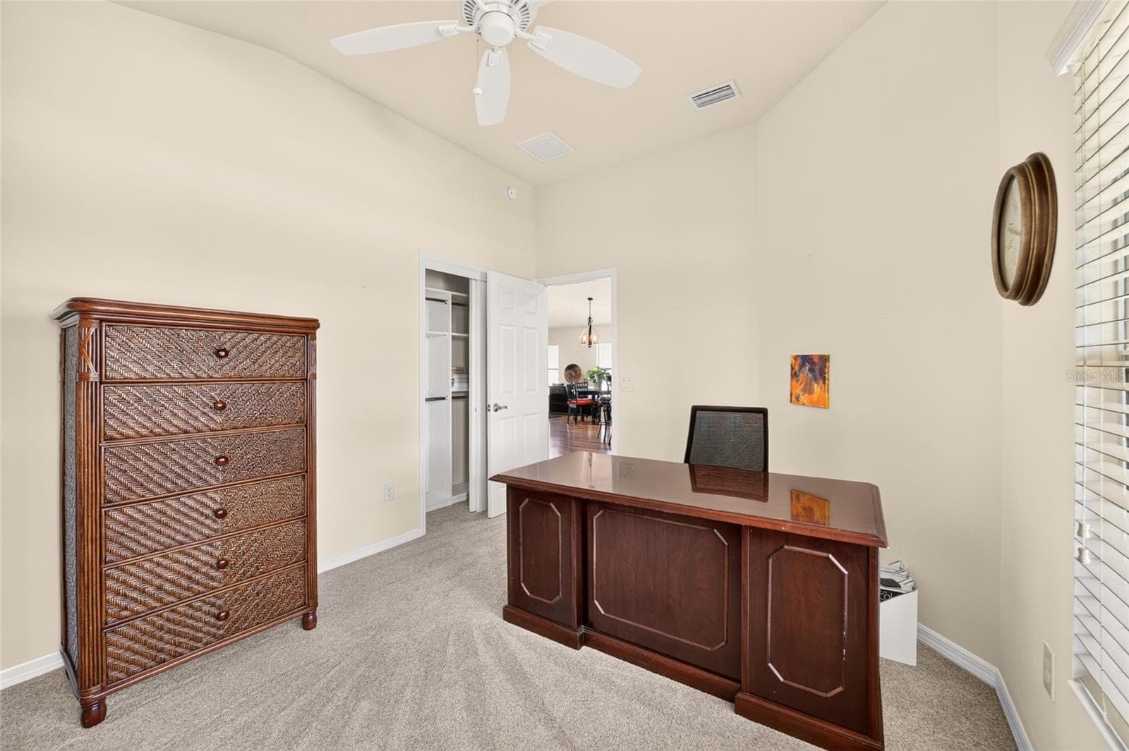 Third Bedroom/Office with Closet - 628 BERMUDEZ CT, THE VILLAGES