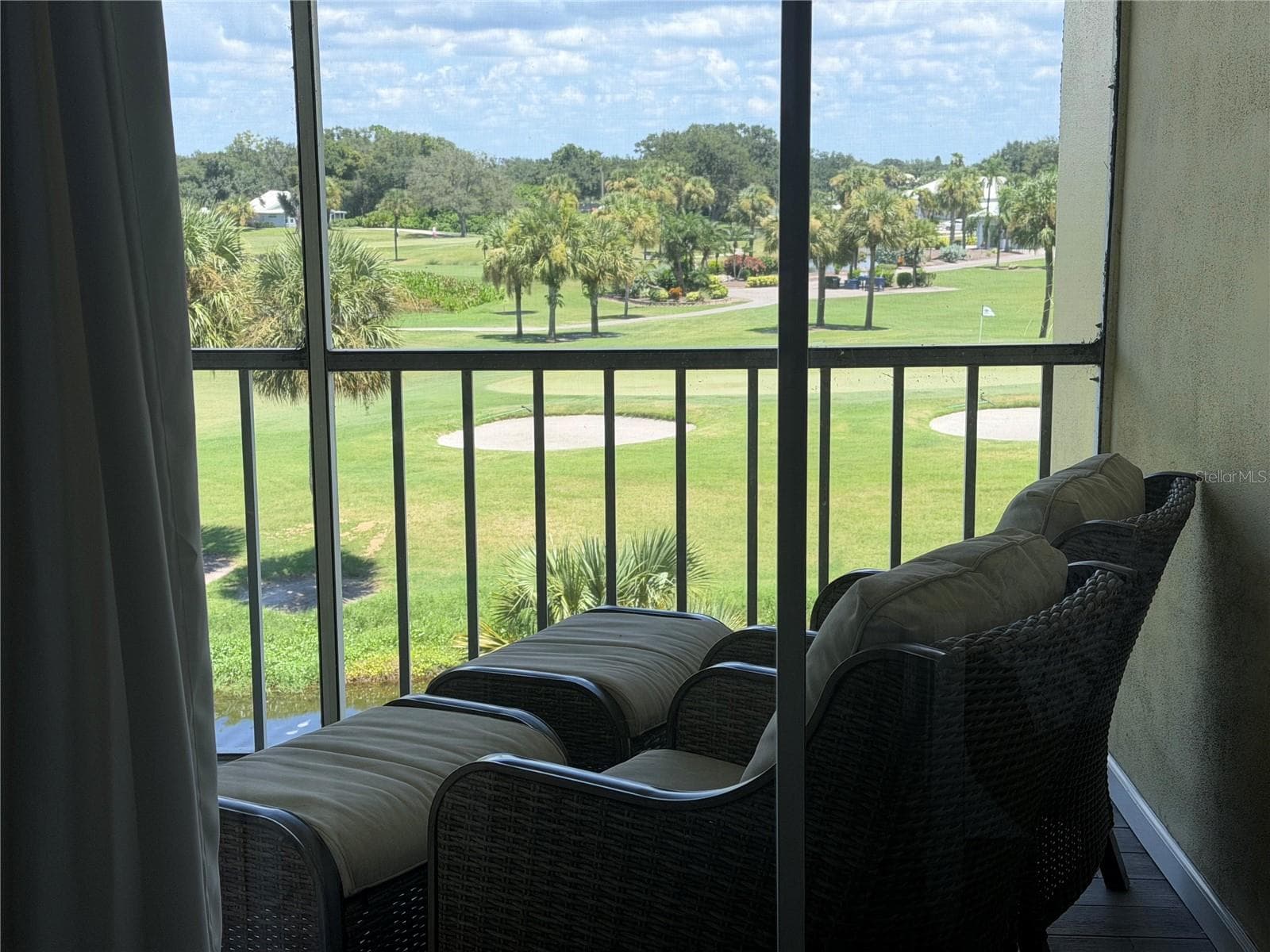 View from the primary bedroom - 406 CERROMAR CIR N #328, VENICE
