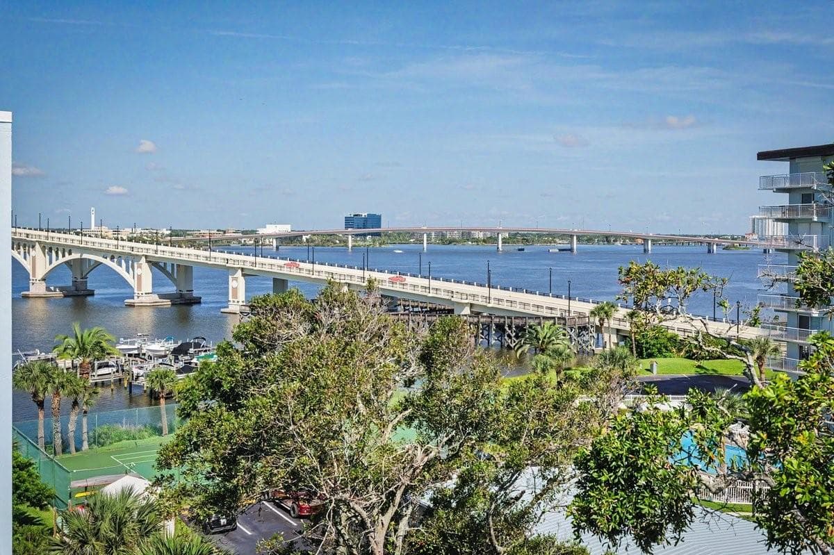 View from Primary Bedroom window - 1224 S PENINSULA DR #621, DAYTONA BEACH