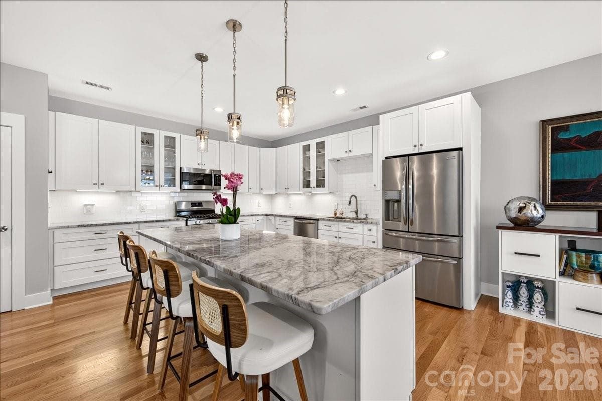 Gorgeous, large island free of a sink, range etc. - 621 Campus Street, Charlotte