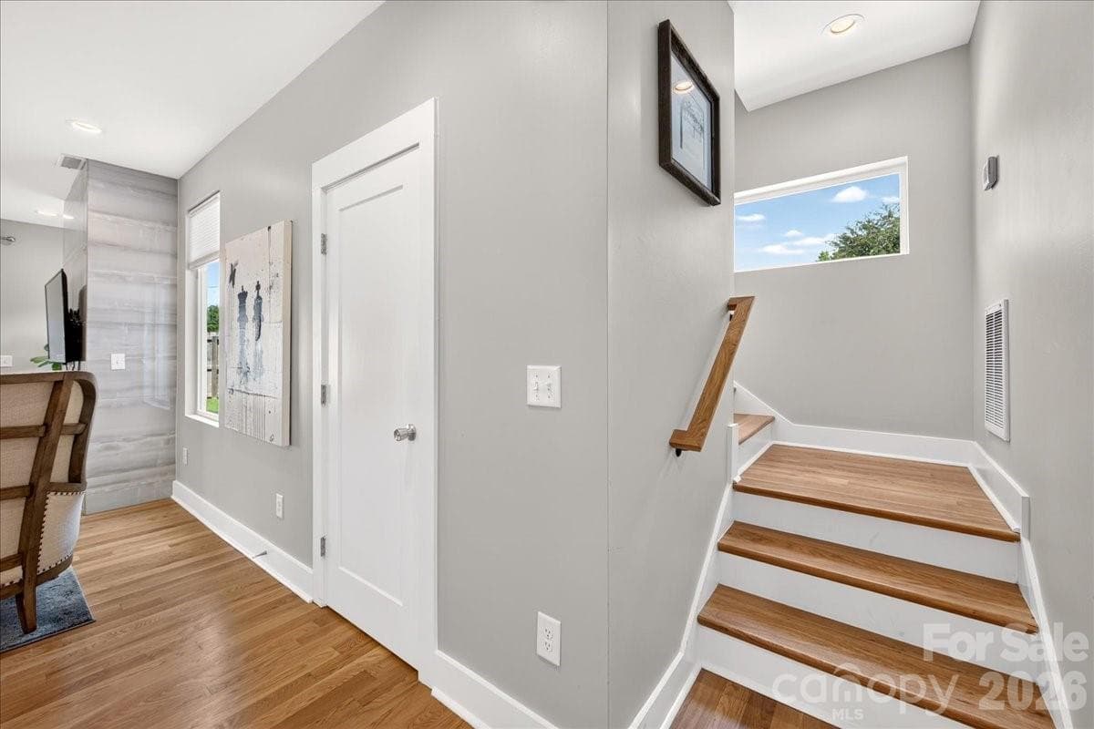Stairs to 2nd floor - 621 Campus Street, Charlotte