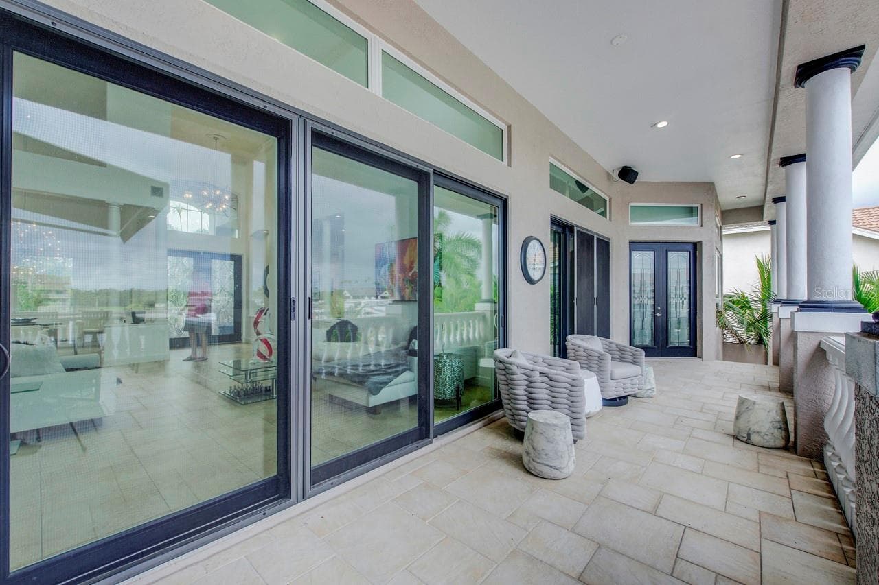 Lanai off living room - 6113 PASADENA POINT BLVD, GULFPORT