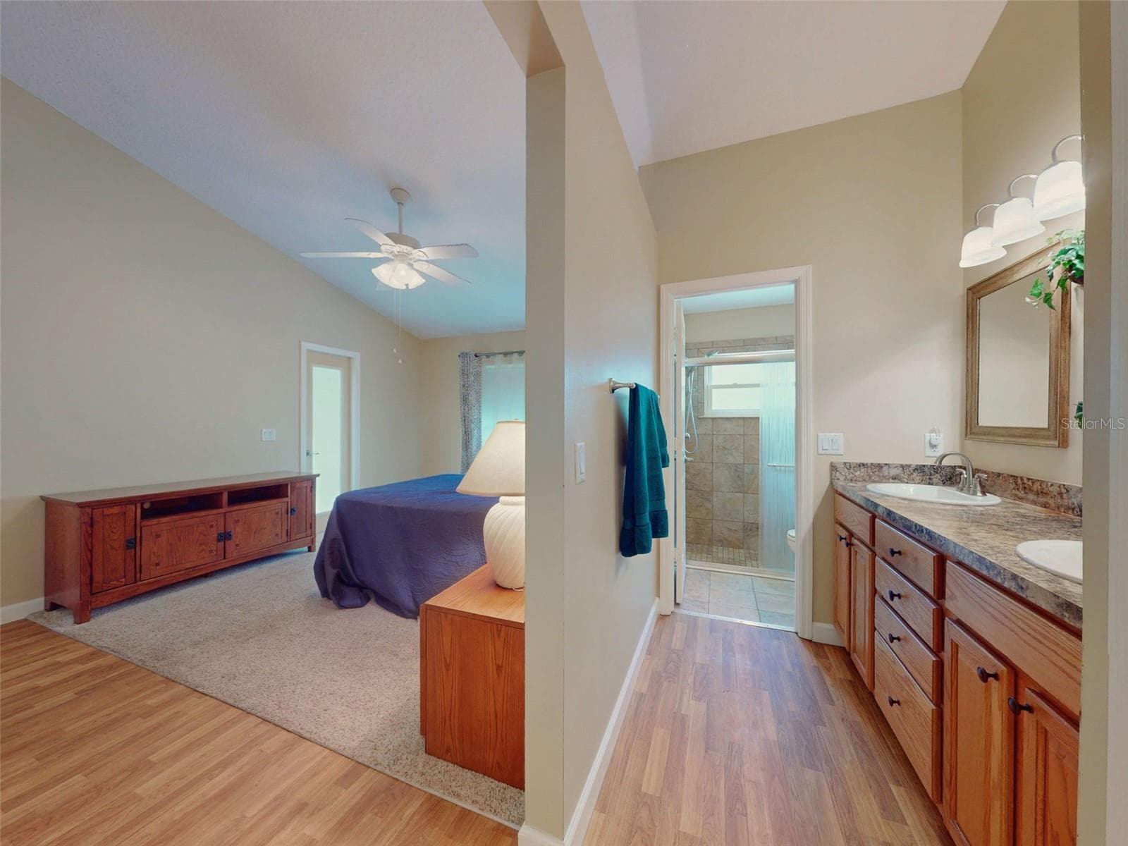 Primary bedroom & bathroom - 1122 STILLWATER DR, DELAND