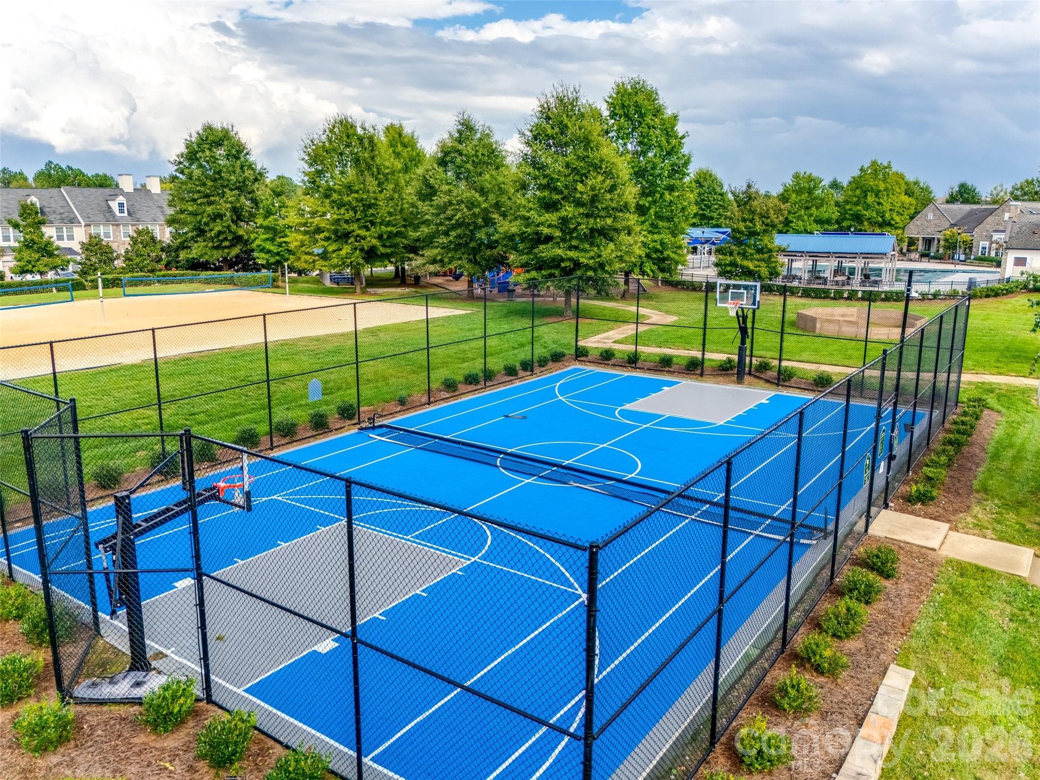 Basketball courts - 9513 Seamill Road, Charlotte