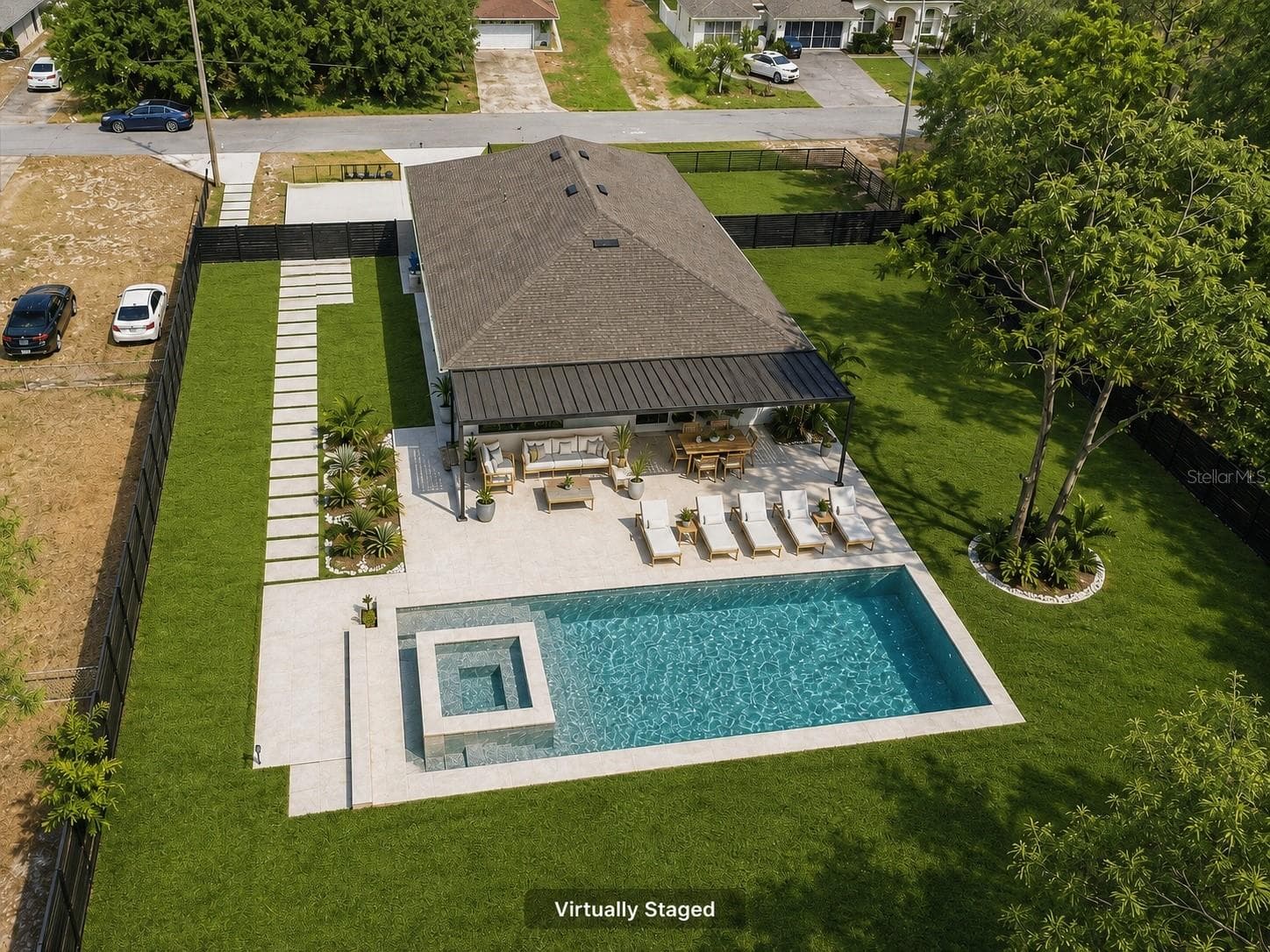 Virtual Walkway, Patio & Pool - 12326 DEEP CREEK DR, SPRING HILL