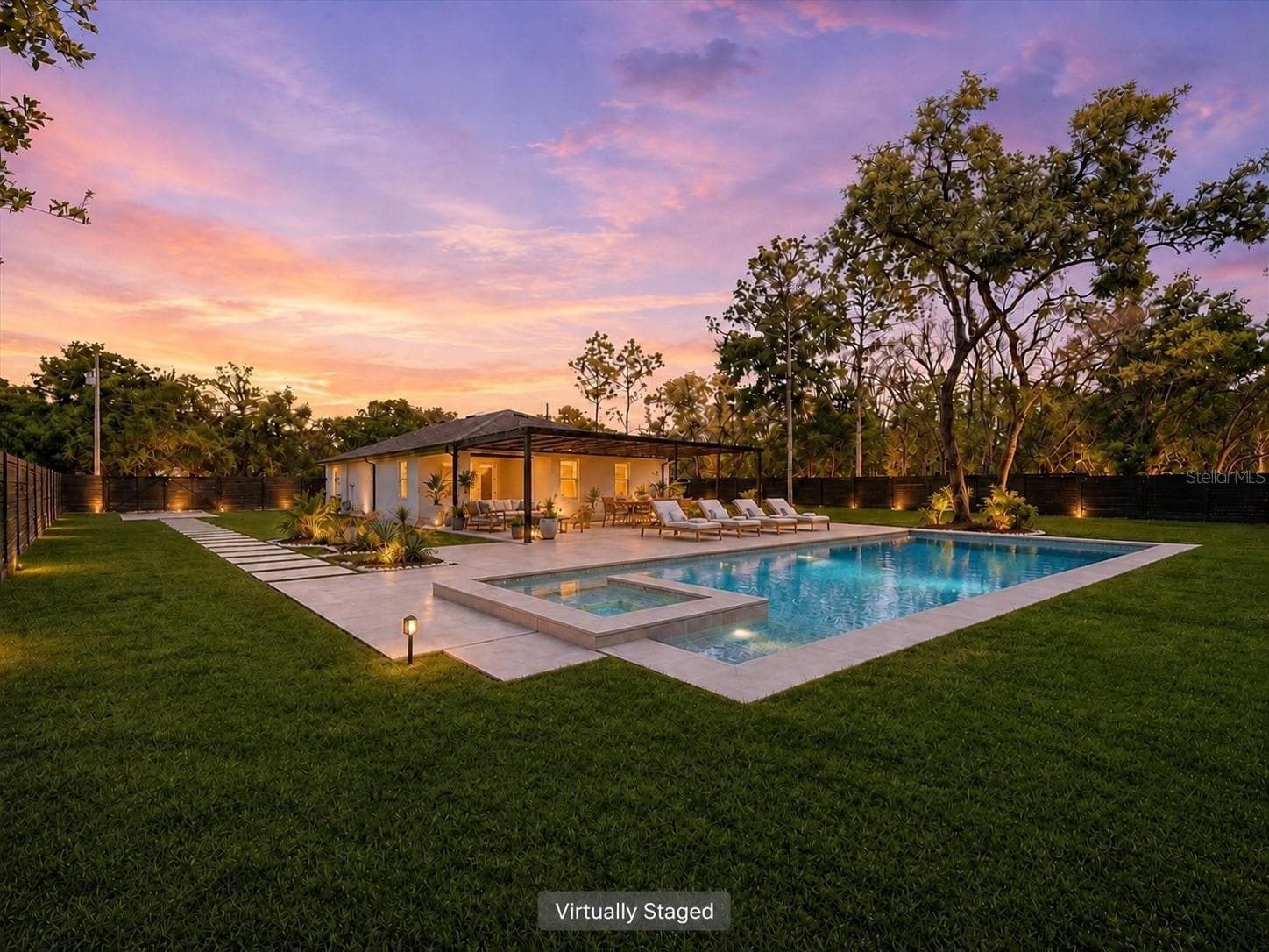 Virtual Walkway, Patio & Pool - 12326 DEEP CREEK DR, SPRING HILL