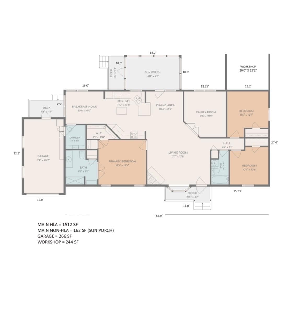 Floorplan - 204 Red Birch Court, Hendersonville