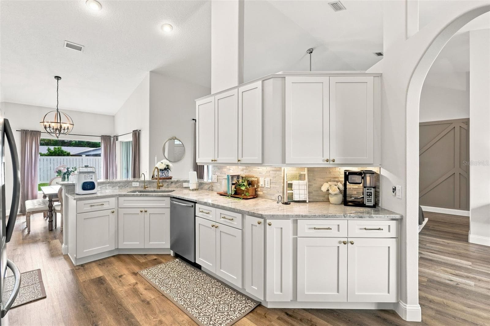 There is SOOO much storage space in these beautiful cabinets! - 96 PARKVIEW DR, PALM COAST