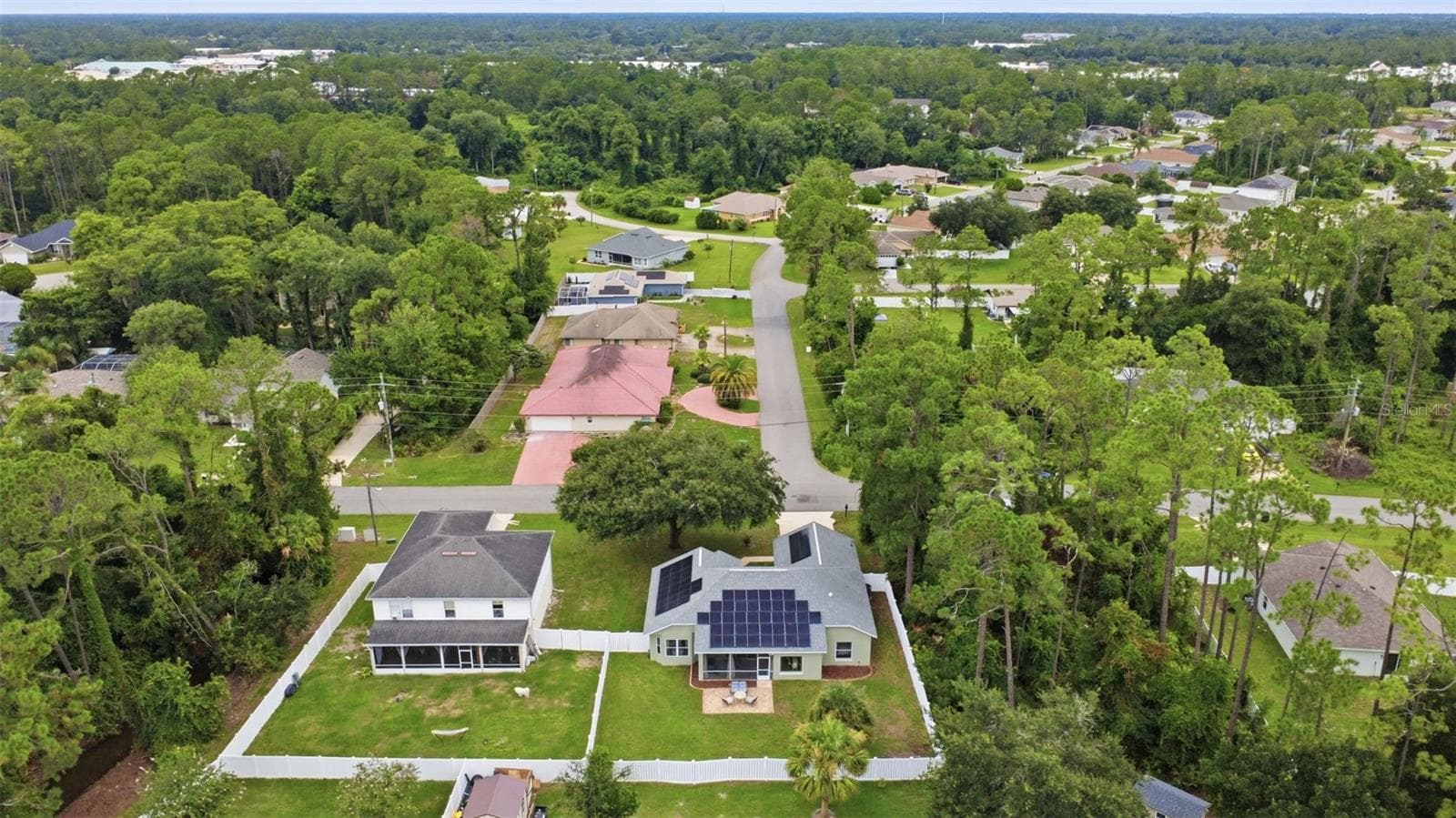 aerial view of property - 96 PARKVIEW DR, PALM COAST