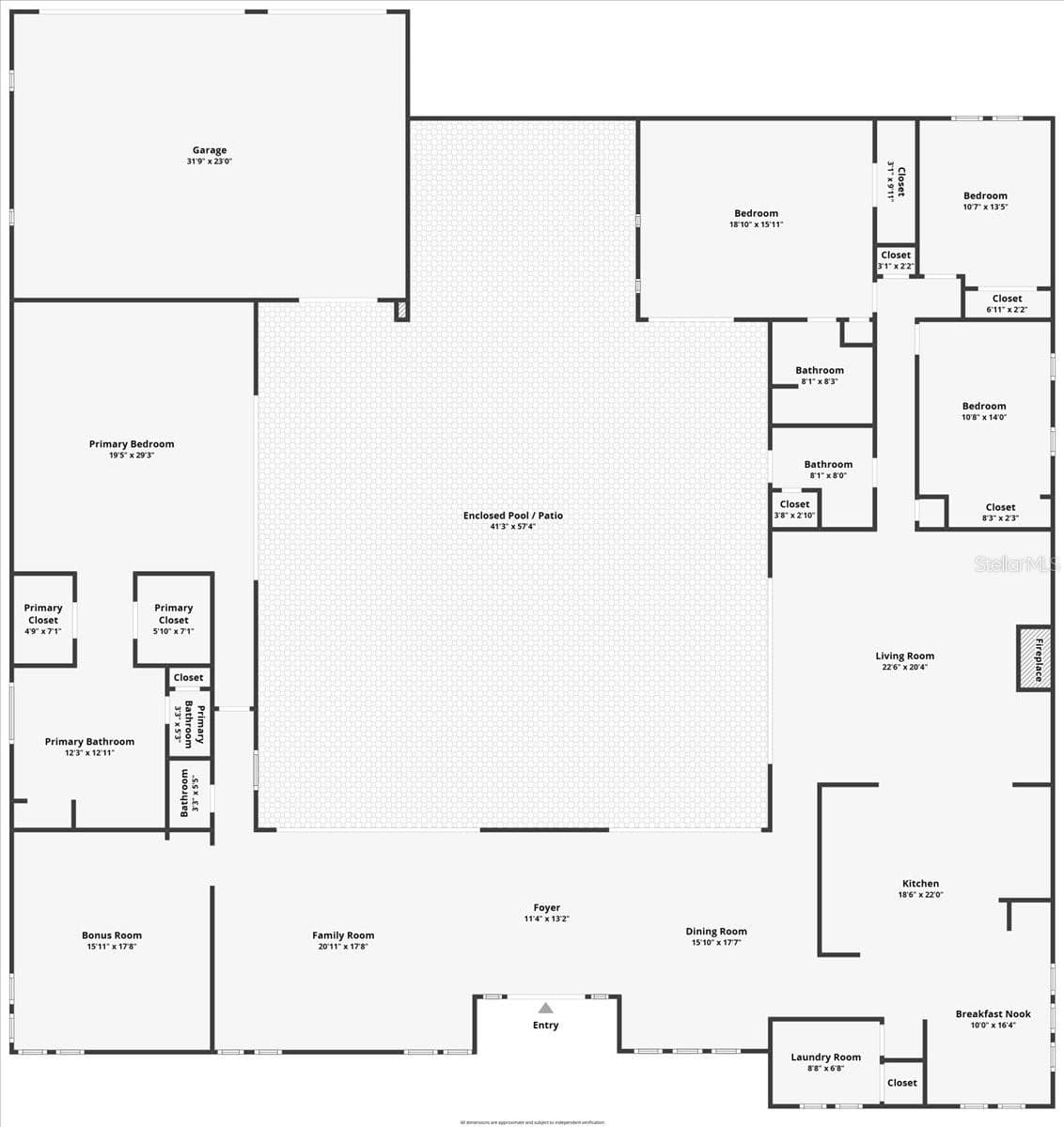 Single Family Residence at 1701 ALLENS CREEK DR, CLEARWATER, photo 10 of 99