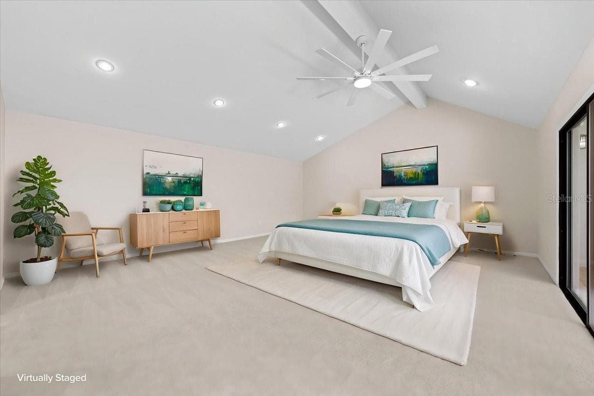 Primary Bedroom - 1701 ALLENS CREEK DR, CLEARWATER