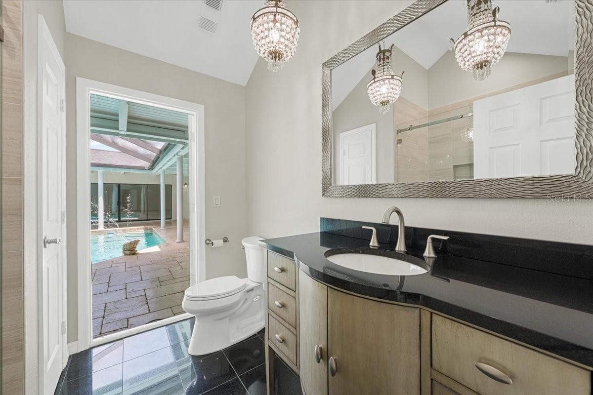 Pool Bath - 1701 ALLENS CREEK DR, CLEARWATER