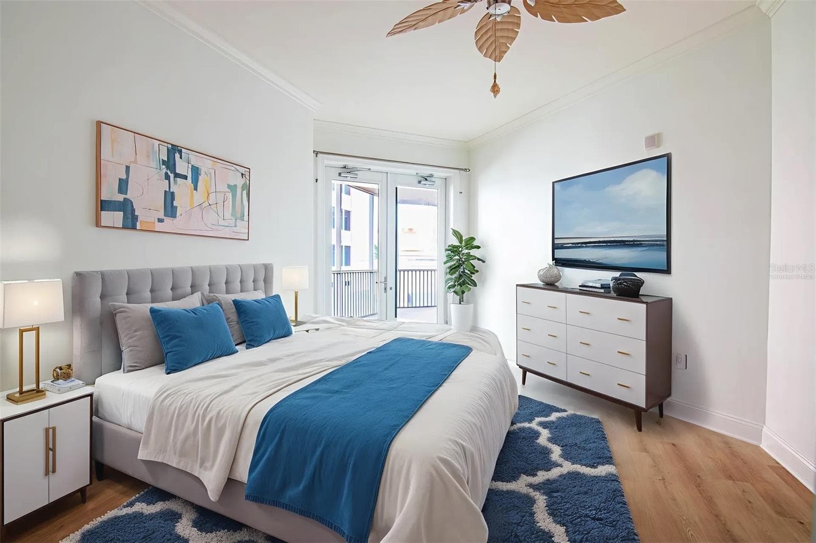 Primary Bedroom - Virtually Staged - 2743 1ST ST #406, FORT MYERS