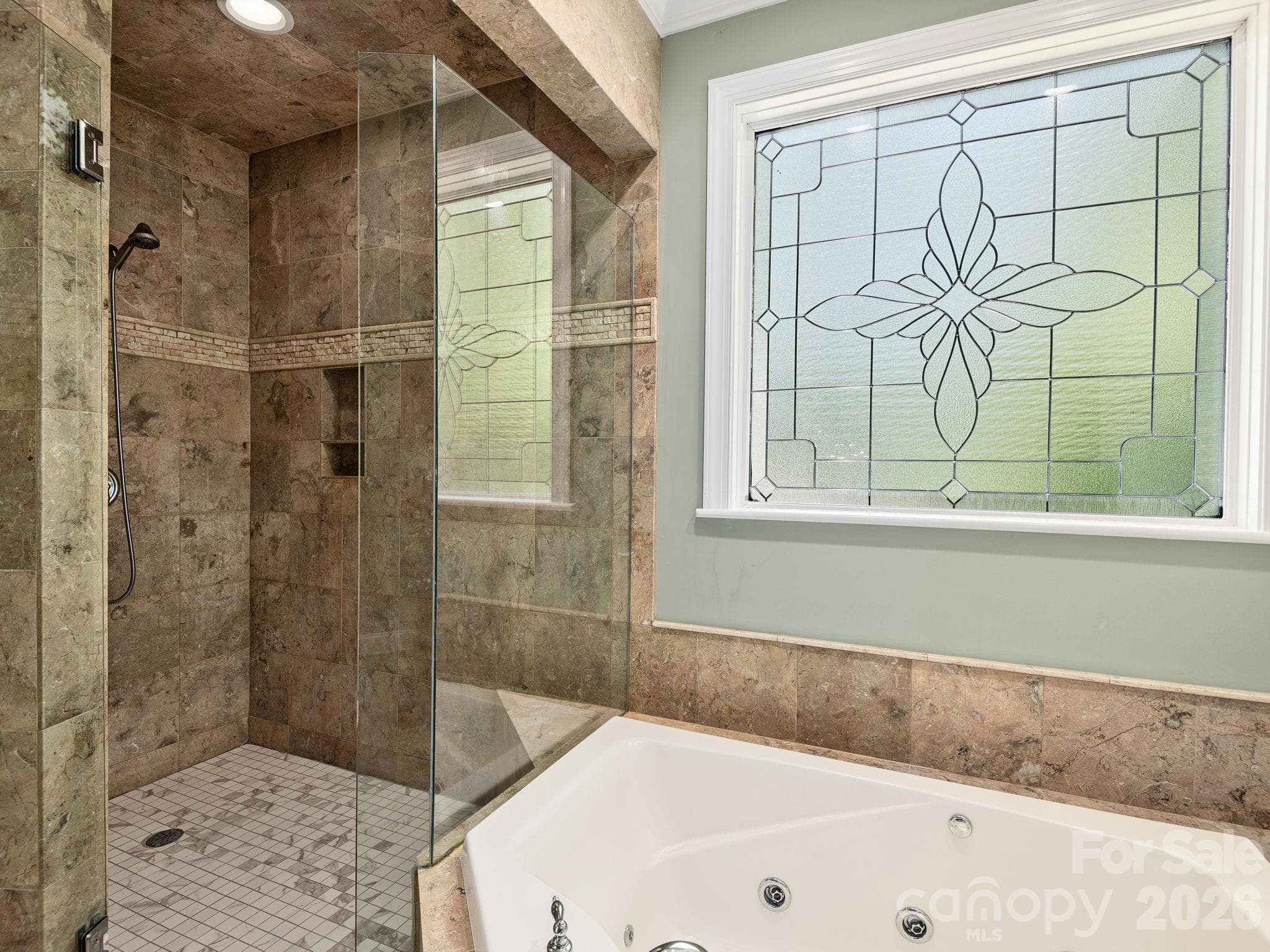 Primary separate shower. - 248 Wisdom Cove Road, Flat Rock