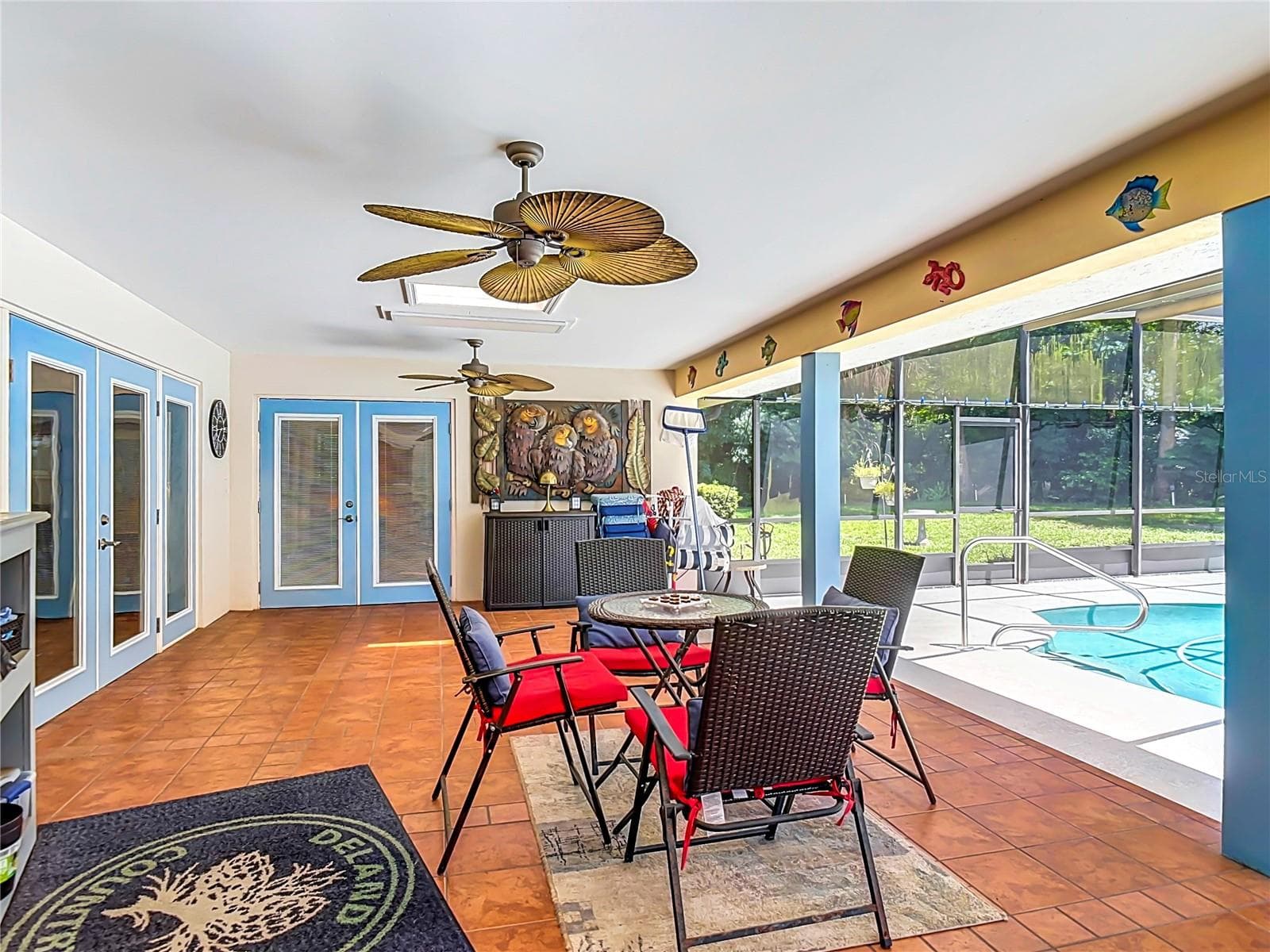 back covered lanai - 2269 COUNTRY CLUB DR, DELAND