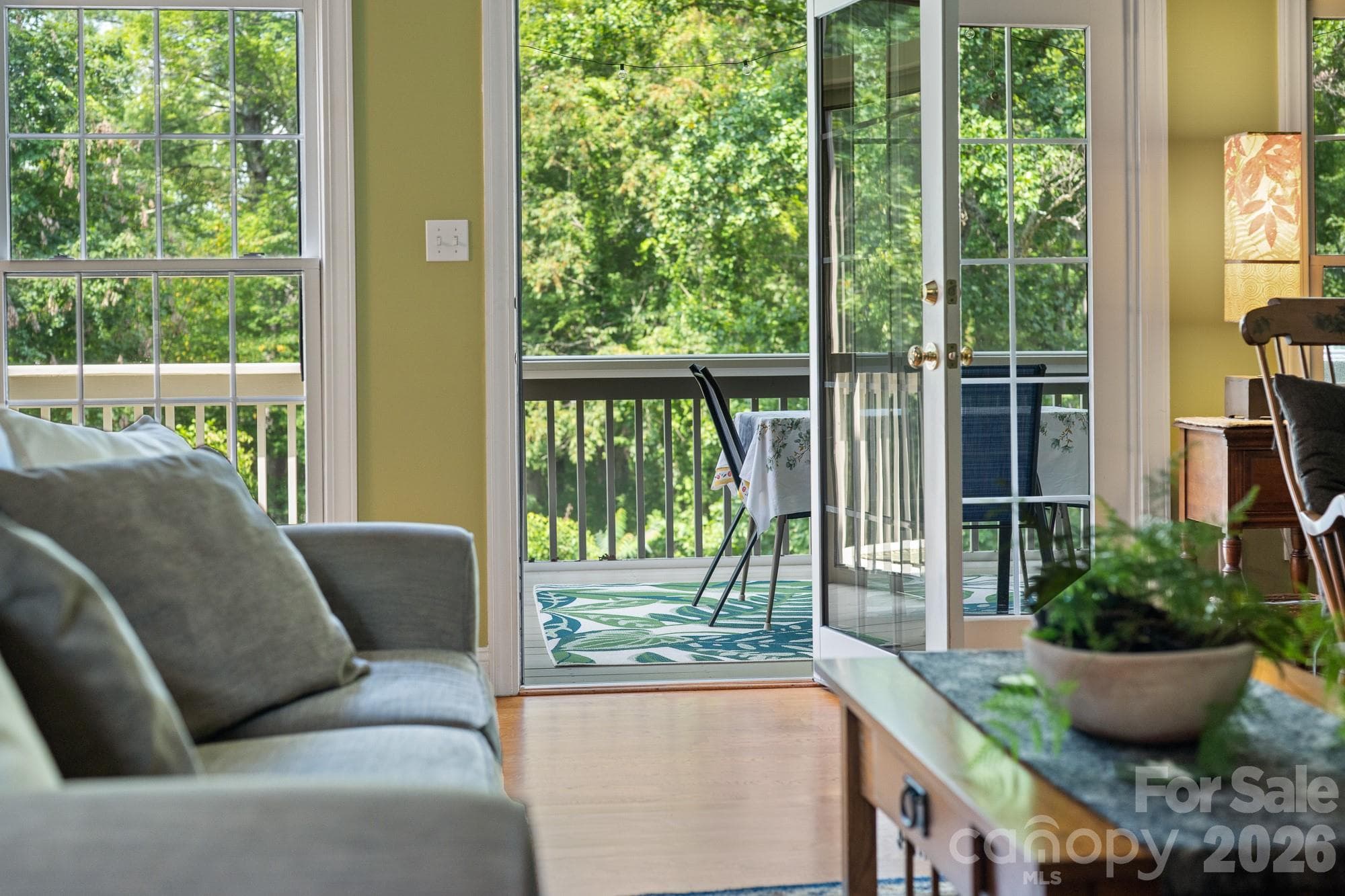 French Doors To Covered Porch - 210 Clear Vista Circle, Asheville