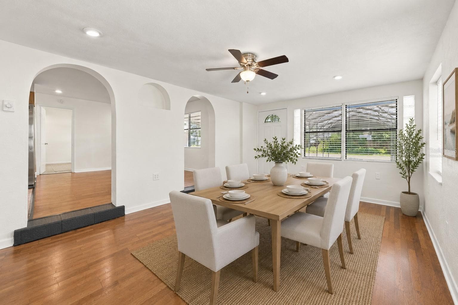 Virtually Staged Dining Room - 7810 CHAPEL AVE, PORT RICHEY