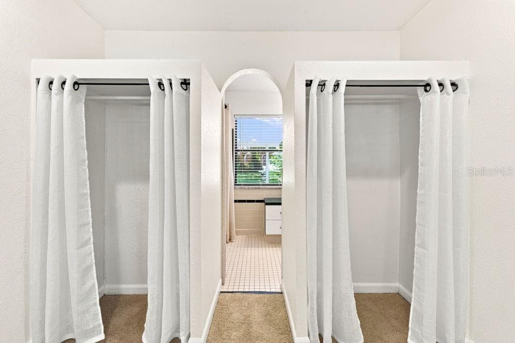 Primary Bedroom closets - 7810 CHAPEL AVE, PORT RICHEY