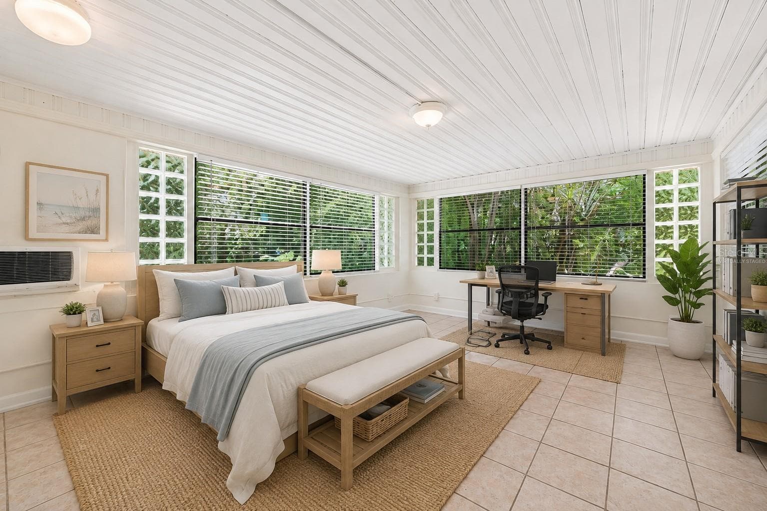 Virtually Staged Bedroom 2 or Bonus Room - 7810 CHAPEL AVE, PORT RICHEY