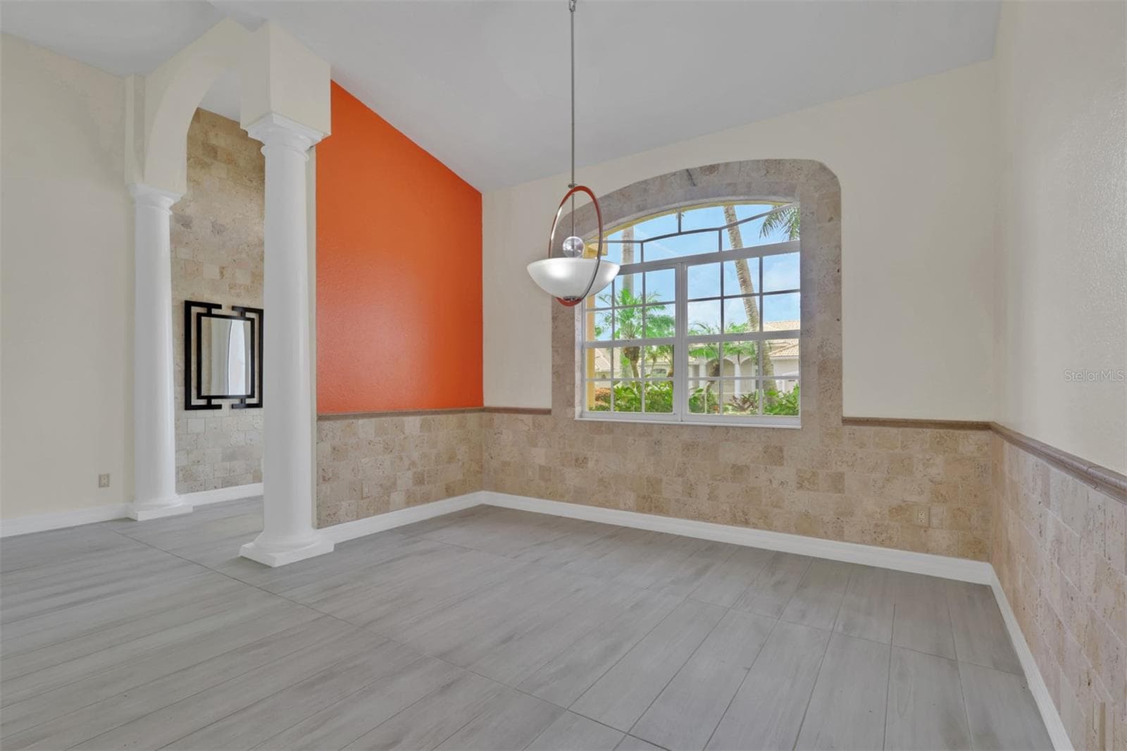 Dining Room with accent wall - 8596 SOUTHWIND BAY CIR, FORT MYERS